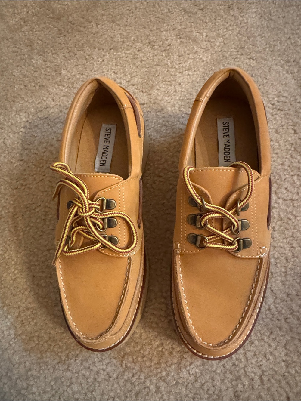 Steve Madden -  Heeled Boat Shoes - Size 7